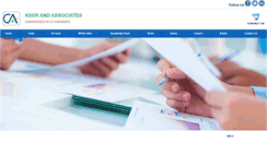 Desktop Screenshot of kssr.co.in